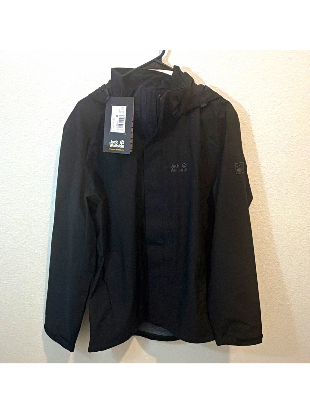 Jack Wolfskin Silver Pass TEXAPORE Men’s Jacket Black M Waterproof Windproof